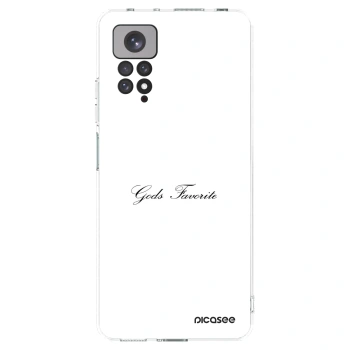 Picasee silikonski prozorni ovitek za Xiaomi Redmi Note 11 - Gods Favorite