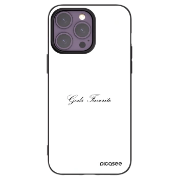 Picasee silikonski črni ovitek za Apple iPhone 14 Pro Max - Gods Favorite