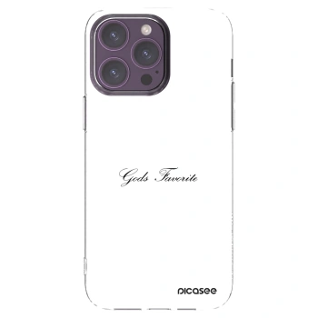 Picasee silikonski prozorni ovitek za Apple iPhone 14 Pro Max - Gods Favorite