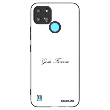 Picasee silikonski črni ovitek za Realme C21Y - Gods Favorite