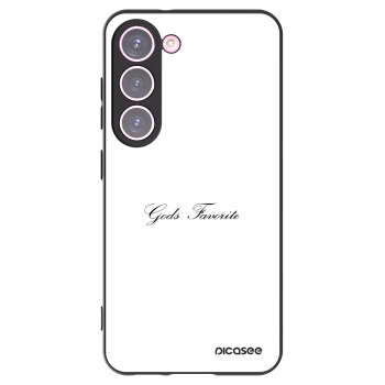 Picasee silikonski črni ovitek za Samsung Galaxy S23 5G - Gods Favorite