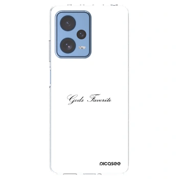 Picasee silikonski prozorni ovitek za Xiaomi Redmi Note 12 Pro 5G - Gods Favorite