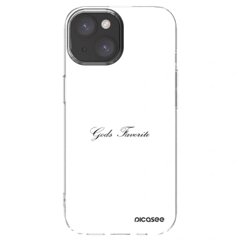 Picasee silikonski prozorni ovitek za Apple iPhone 15 - Gods Favorite