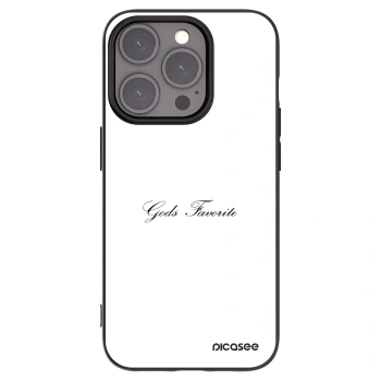 Picasee silikonski črni ovitek za Apple iPhone 15 Pro - Gods Favorite