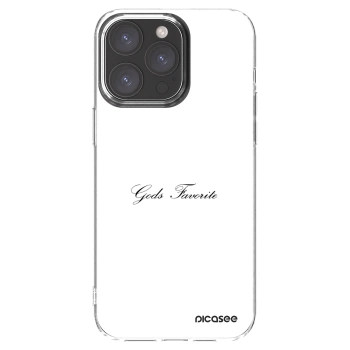 Picasee silikonski prozorni ovitek za Apple iPhone 15 Pro Max - Gods Favorite