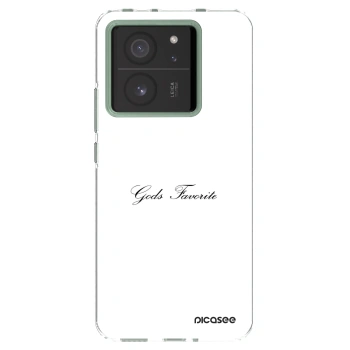 Picasee silikonski prozorni ovitek za Xiaomi 13T Pro - Gods Favorite