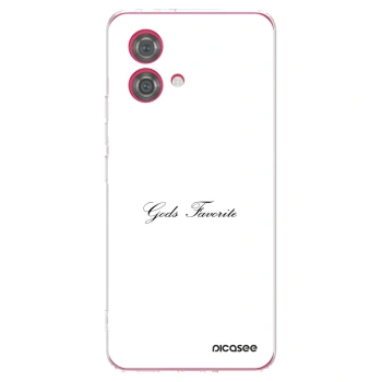 Picasee silikonski prozorni ovitek za Motorola Moto G84 5G - Gods Favorite