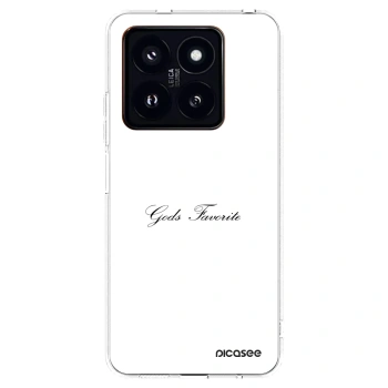 Picasee silikonski prozorni ovitek za Xiaomi 14 Pro - Gods Favorite