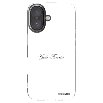 Picasee silikonski prozorni ovitek za Apple iPhone 16 - Gods Favorite