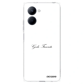 Picasee silikonski prozorni ovitek za Realme C33 (2023) - Gods Favorite