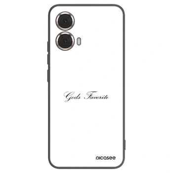 Picasee silikonski črni ovitek za Motorola Moto G85 - Gods Favorite