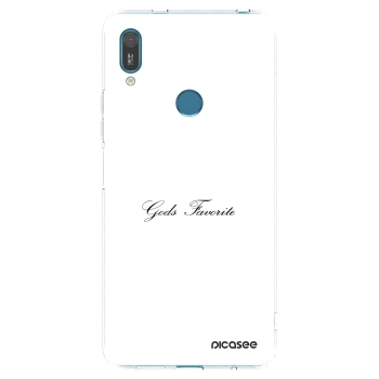 Picasee silikonski prozorni ovitek za Huawei Y7 2019 - Gods Favorite
