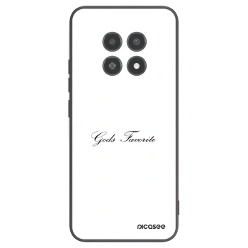Picasee silikonski črni ovitek za Realme 12X - Gods Favorite