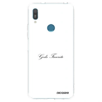 Picasee silikonski prozorni ovitek za Huawei Y6 2019 - Gods Favorite