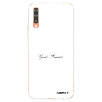 Picasee silikonski prozorni ovitek za Samsung Galaxy A70 A705F - Gods Favorite