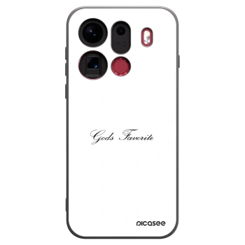 Picasee silikonski črni ovitek za OPPO Find X9 Pro - Gods Favorite