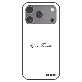 Picasee silikonski črni ovitek za Apple iPhone 18 Pro - Gods Favorite