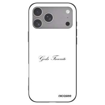 Picasee silikonski črni ovitek za Apple iPhone 18 Pro Max - Gods Favorite