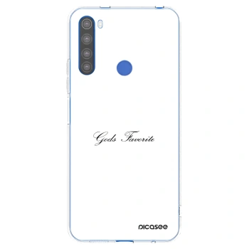 Picasee silikonski prozorni ovitek za Xiaomi Redmi Note 8T - Gods Favorite