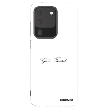 Picasee silikonski prozorni ovitek za Samsung Galaxy S20 Ultra 5G G988F - Gods Favorite