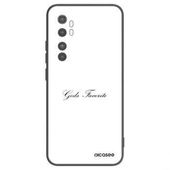 Picasee silikonski črni ovitek za Xiaomi Mi Note 10 Lite - Gods Favorite