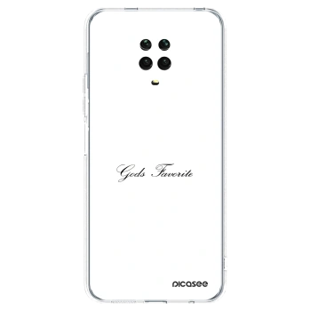 Picasee silikonski prozorni ovitek za Xiaomi Redmi Note 9S - Gods Favorite