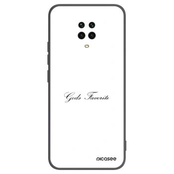 Picasee silikonski črni ovitek za Xiaomi Redmi Note 9S - Gods Favorite