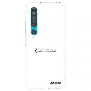 Picasee silikonski prozorni ovitek za Xiaomi Mi 10 - Gods Favorite