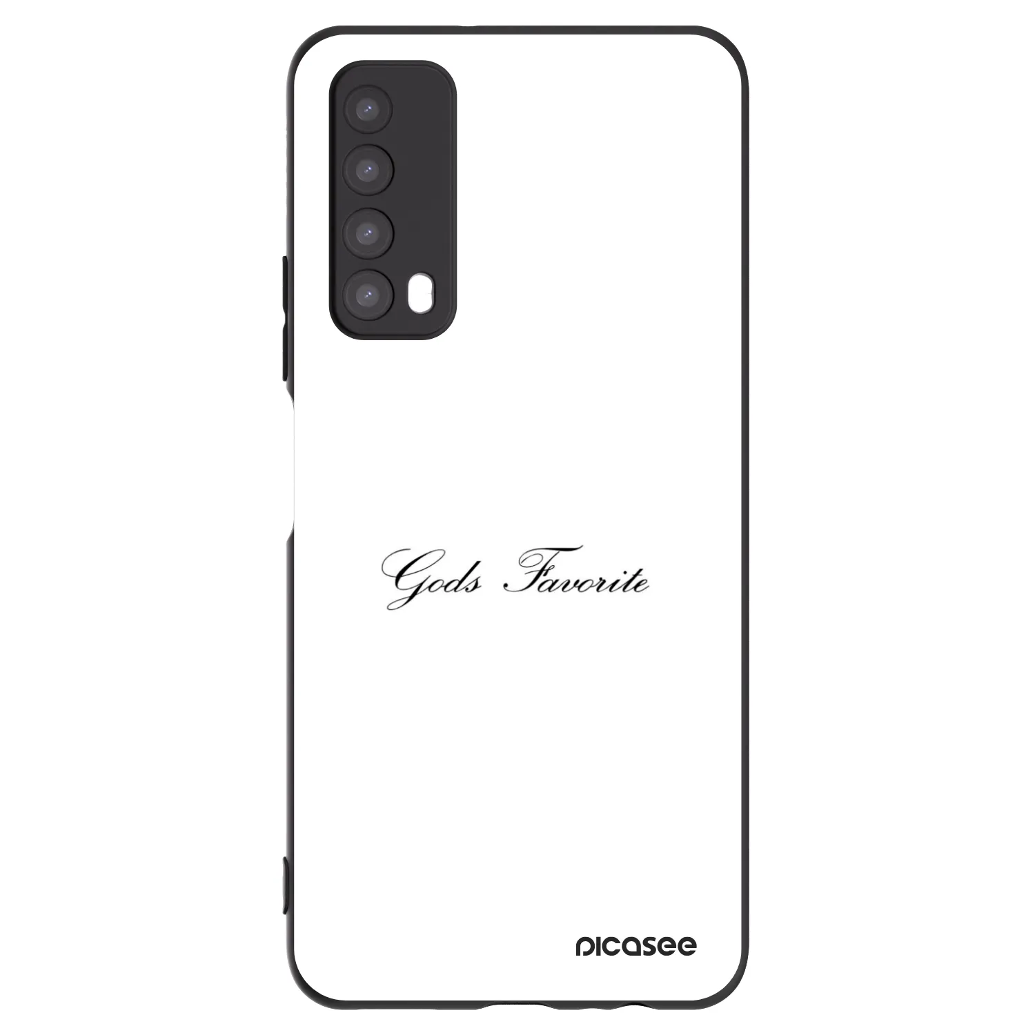 Picasee silikonski črni ovitek za Huawei P Smart 2021 - Gods Favorite
