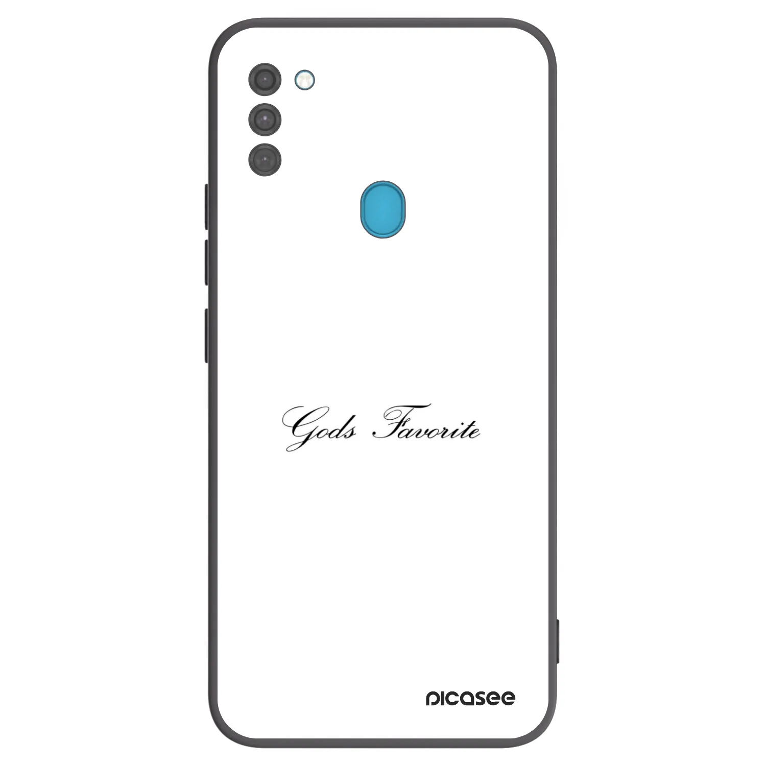 Picasee silikonski črni ovitek za Samsung Galaxy M11 - Gods Favorite