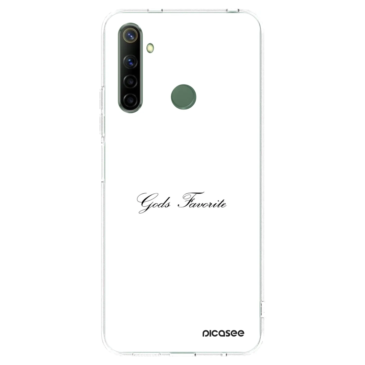 Picasee silikonski prozorni ovitek za Realme 6i - Gods Favorite