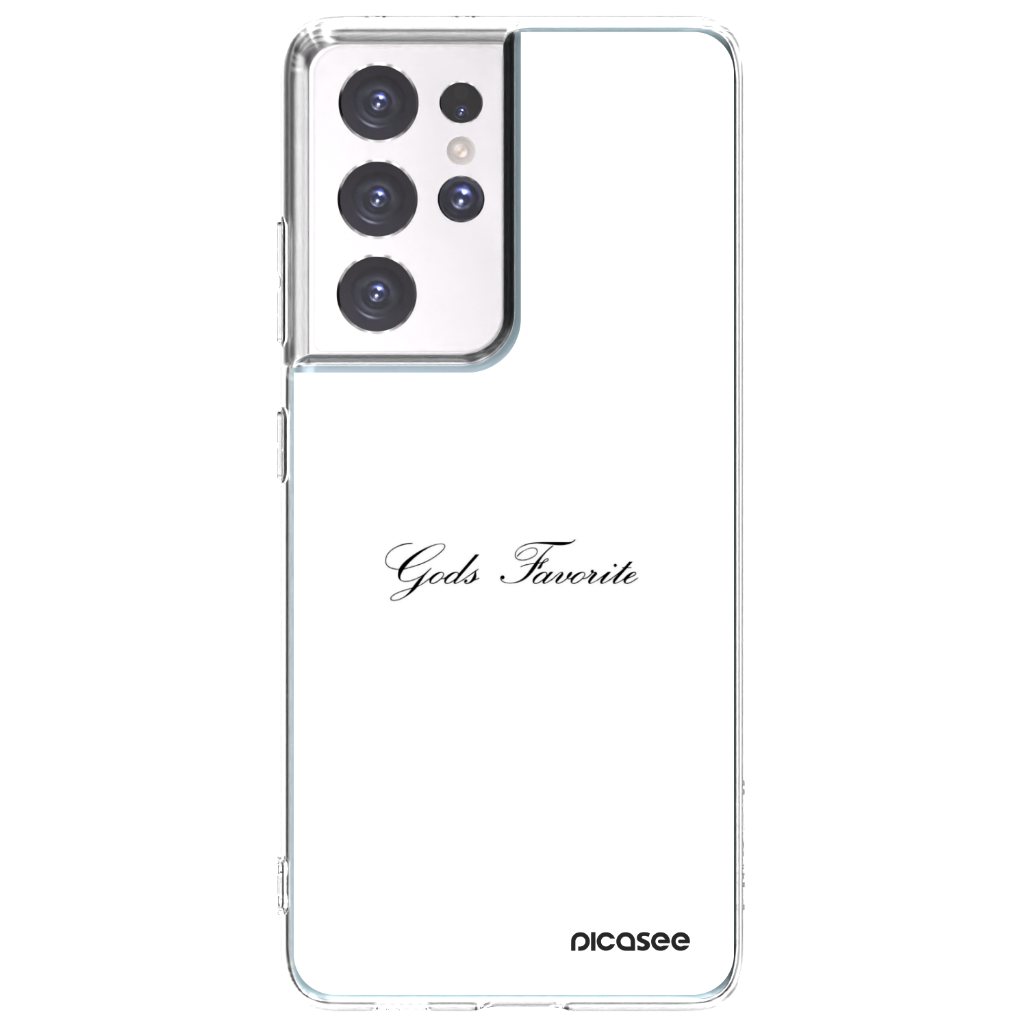 Picasee silikonski prozorni ovitek za Samsung Galaxy S21 Ultra 5G G998B - Gods Favorite