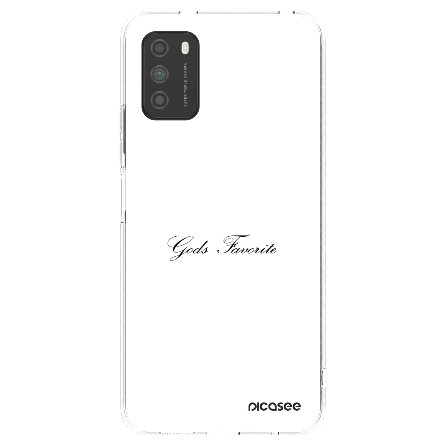 Picasee silikonski prozorni ovitek za Xiaomi Poco M3 - Gods Favorite