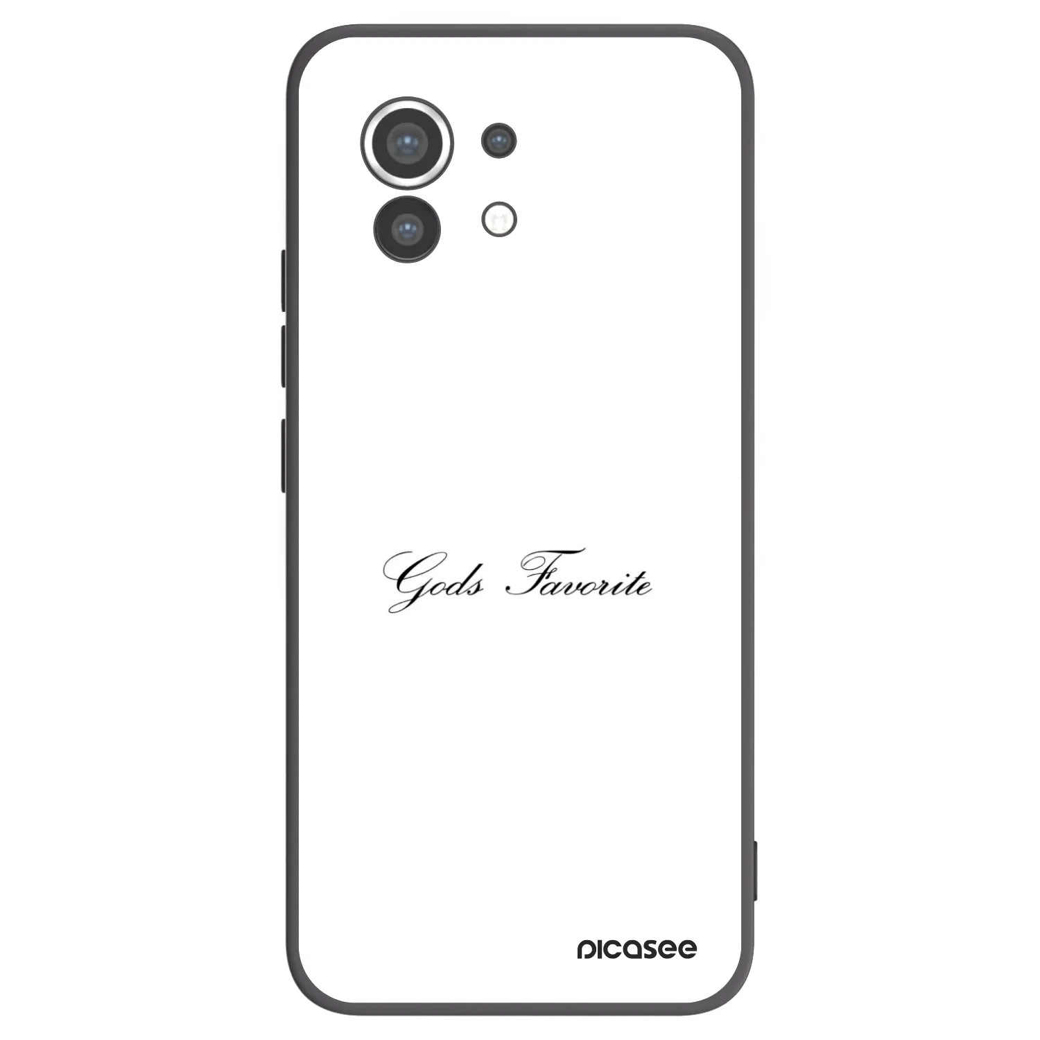 Picasee silikonski črni ovitek za Xiaomi Mi 11 - Gods Favorite