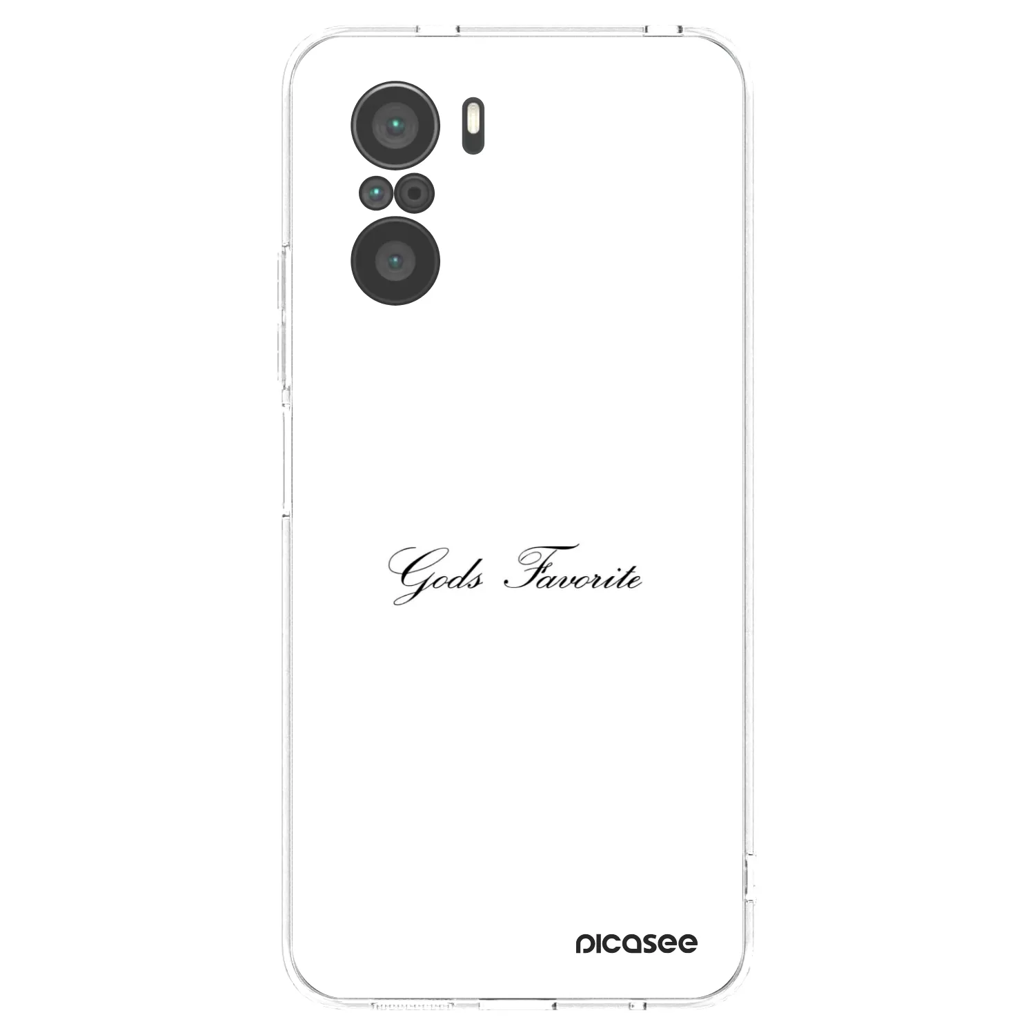 Picasee silikonski prozorni ovitek za Xiaomi Poco F3 - Gods Favorite