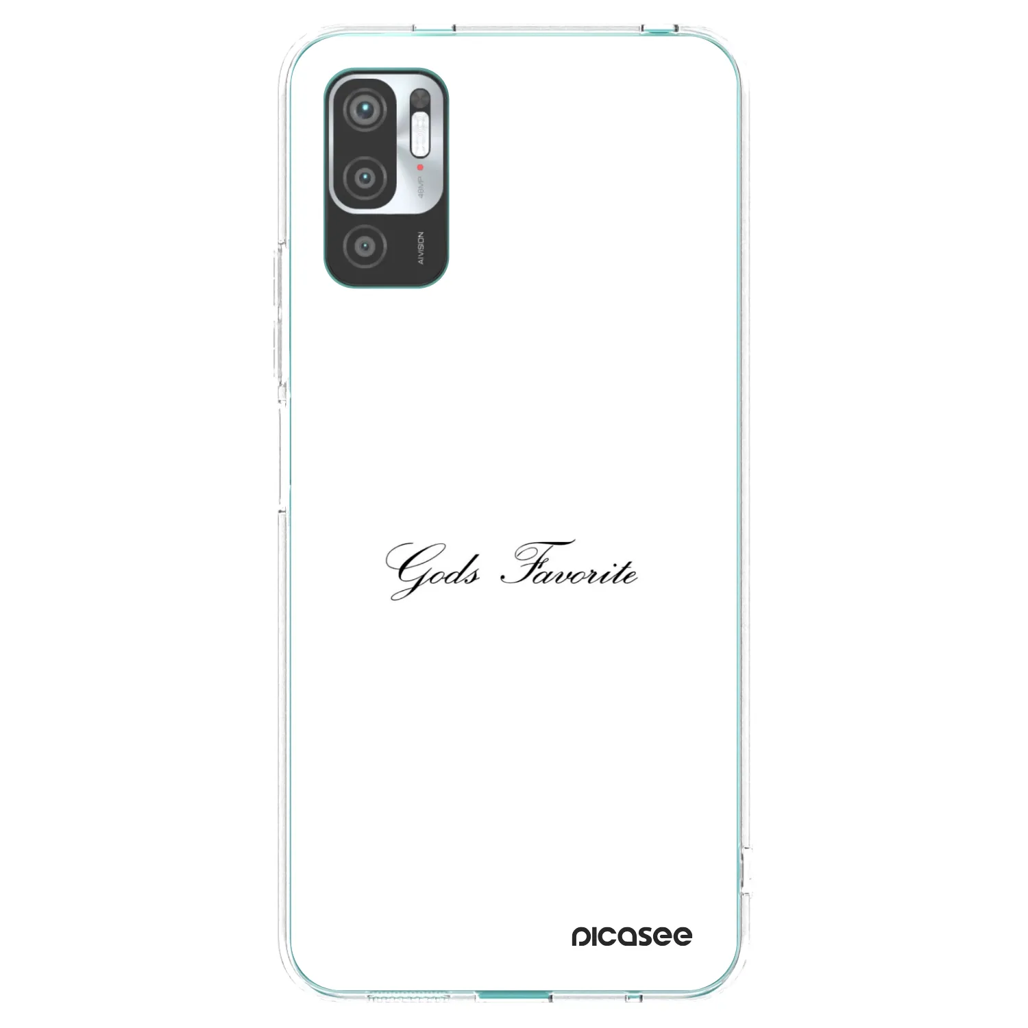 Picasee silikonski prozorni ovitek za Xiaomi Redmi Note 10 5G - Gods Favorite