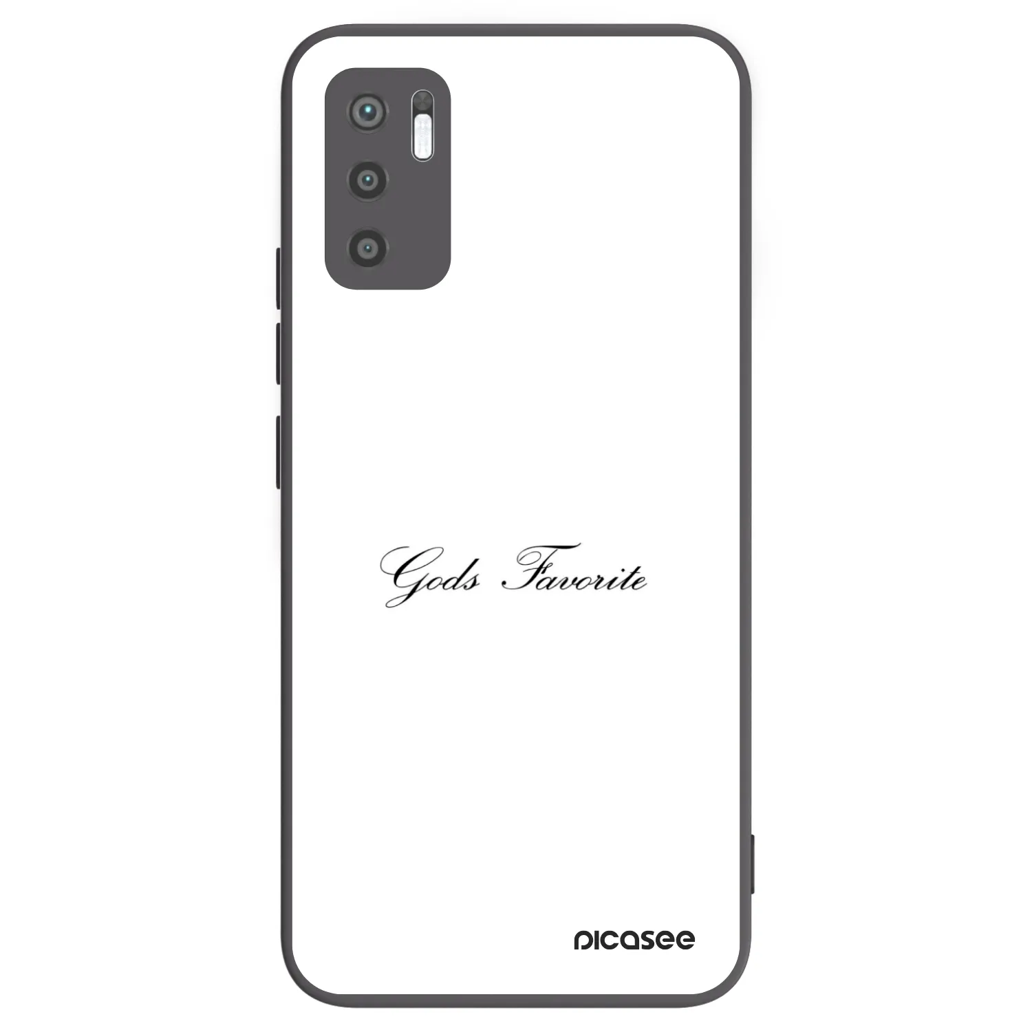 Picasee silikonski črni ovitek za Xiaomi Redmi Note 10 5G - Gods Favorite