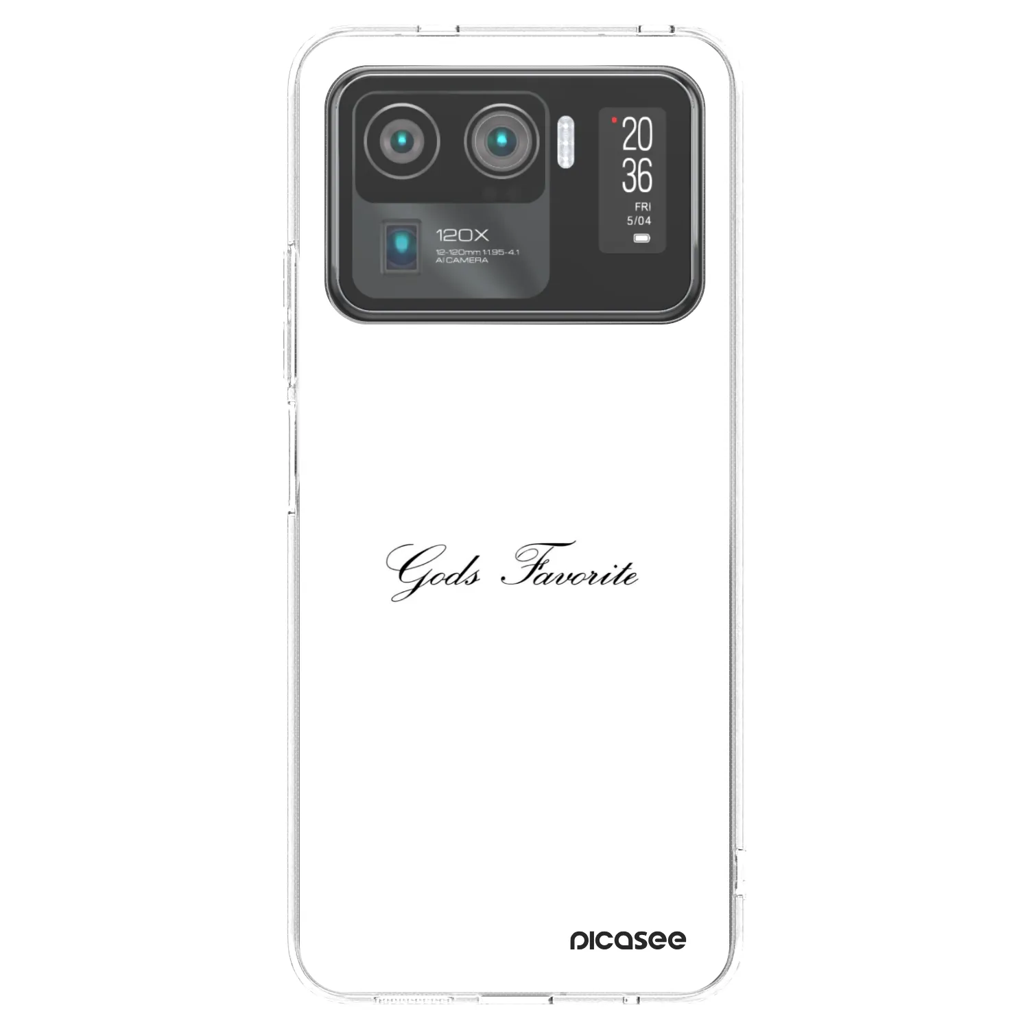 Picasee silikonski prozorni ovitek za Xiaomi Mi 11 Ultra - Gods Favorite