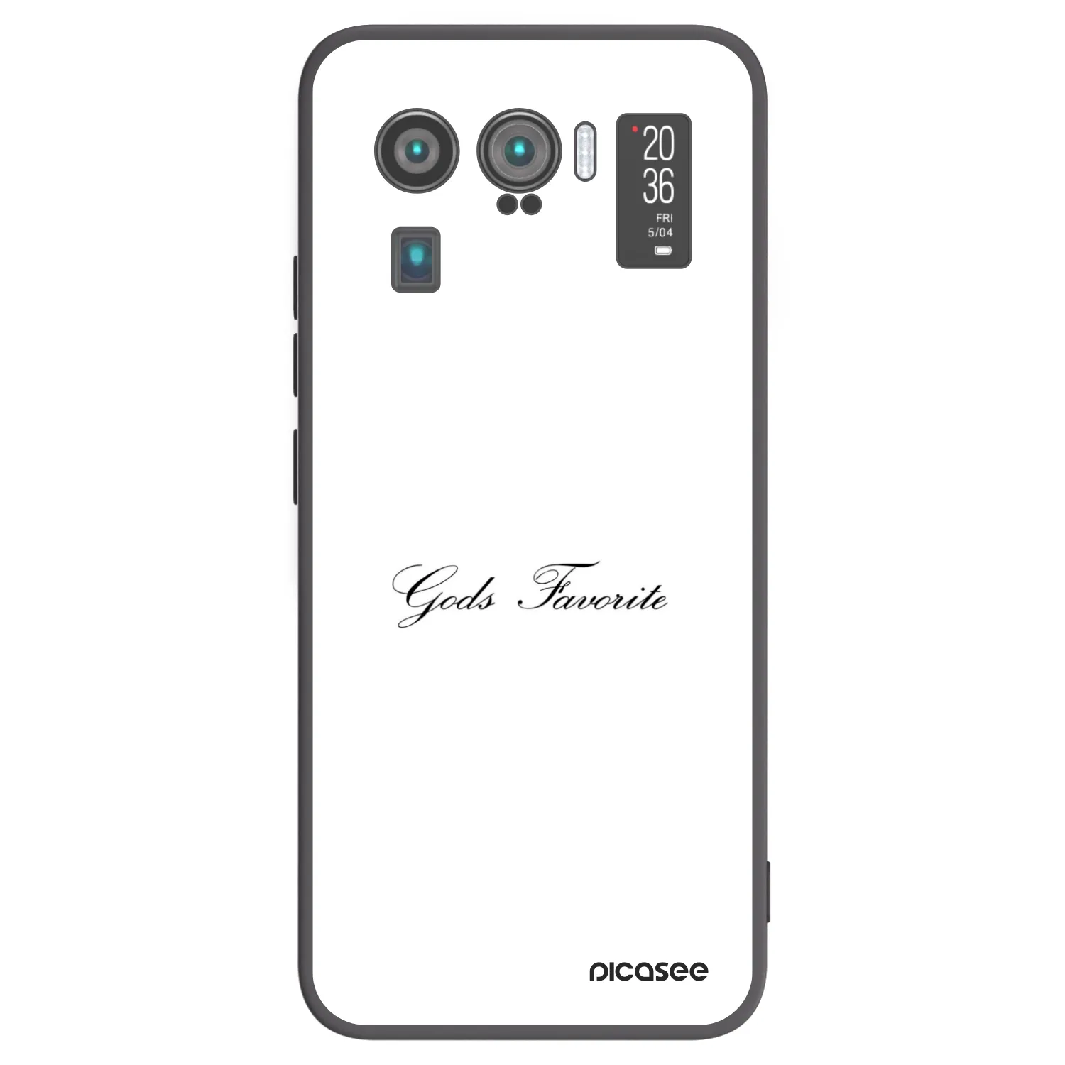 Picasee silikonski črni ovitek za Xiaomi Mi 11 Ultra - Gods Favorite