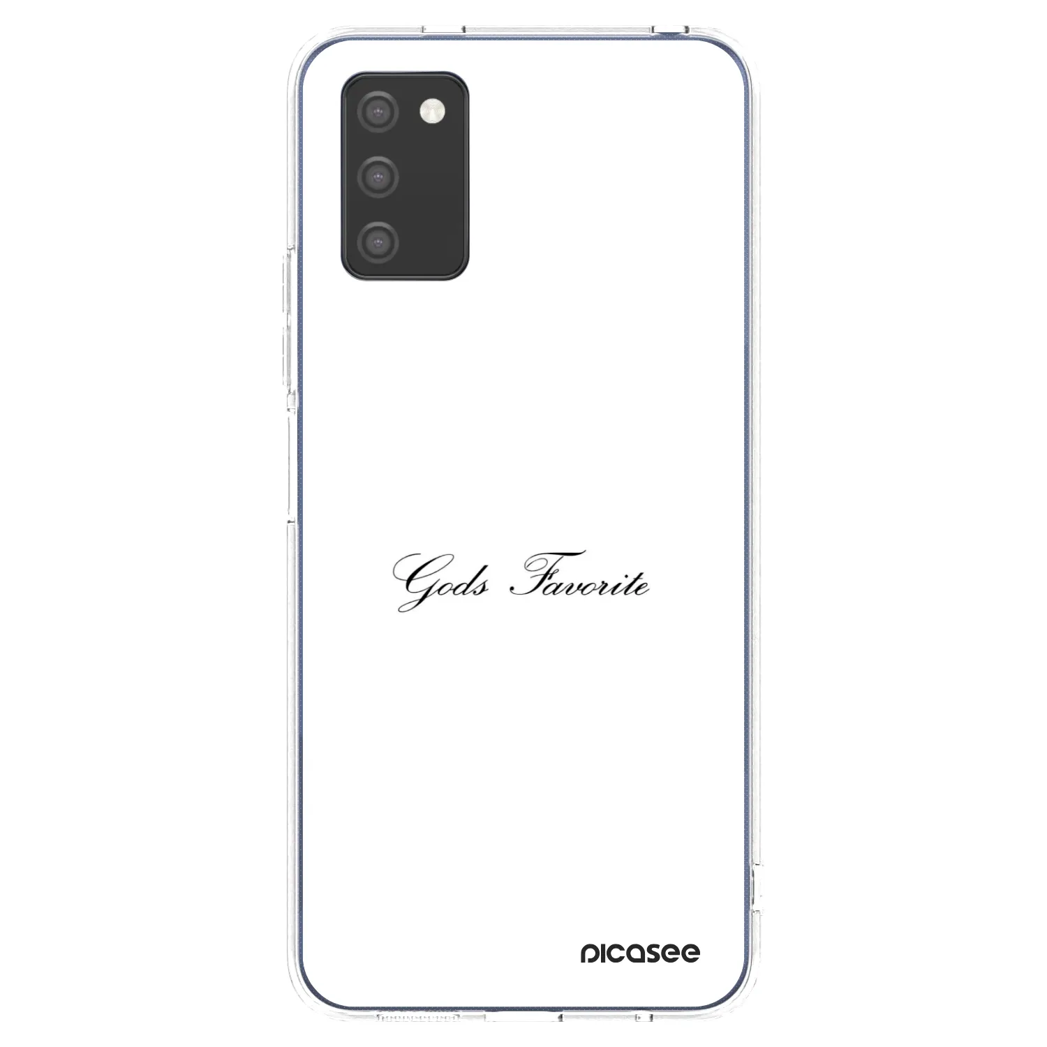 Picasee silikonski prozorni ovitek za Samsung Galaxy A02s A025G - Gods Favorite