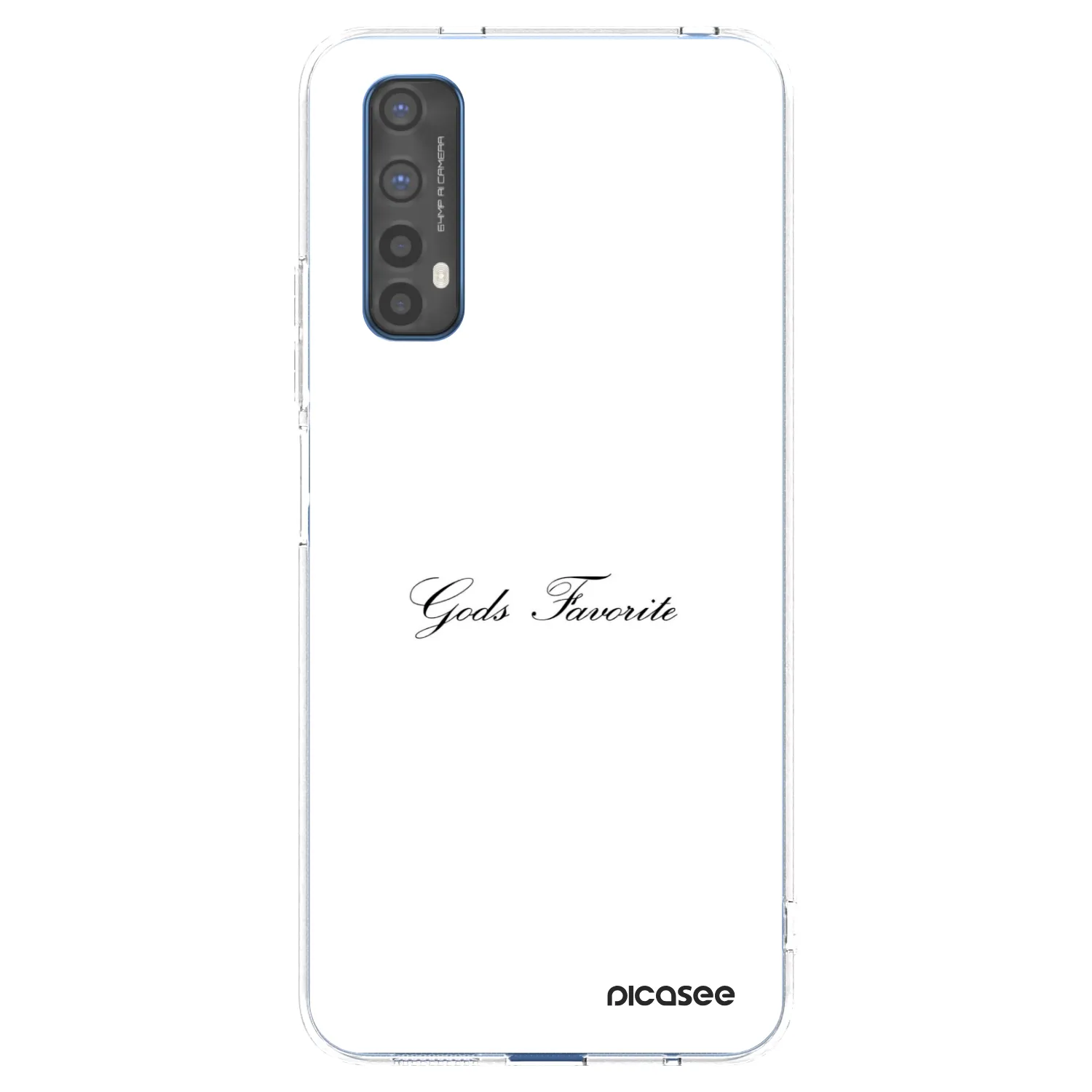Picasee silikonski prozorni ovitek za Realme 7 - Gods Favorite