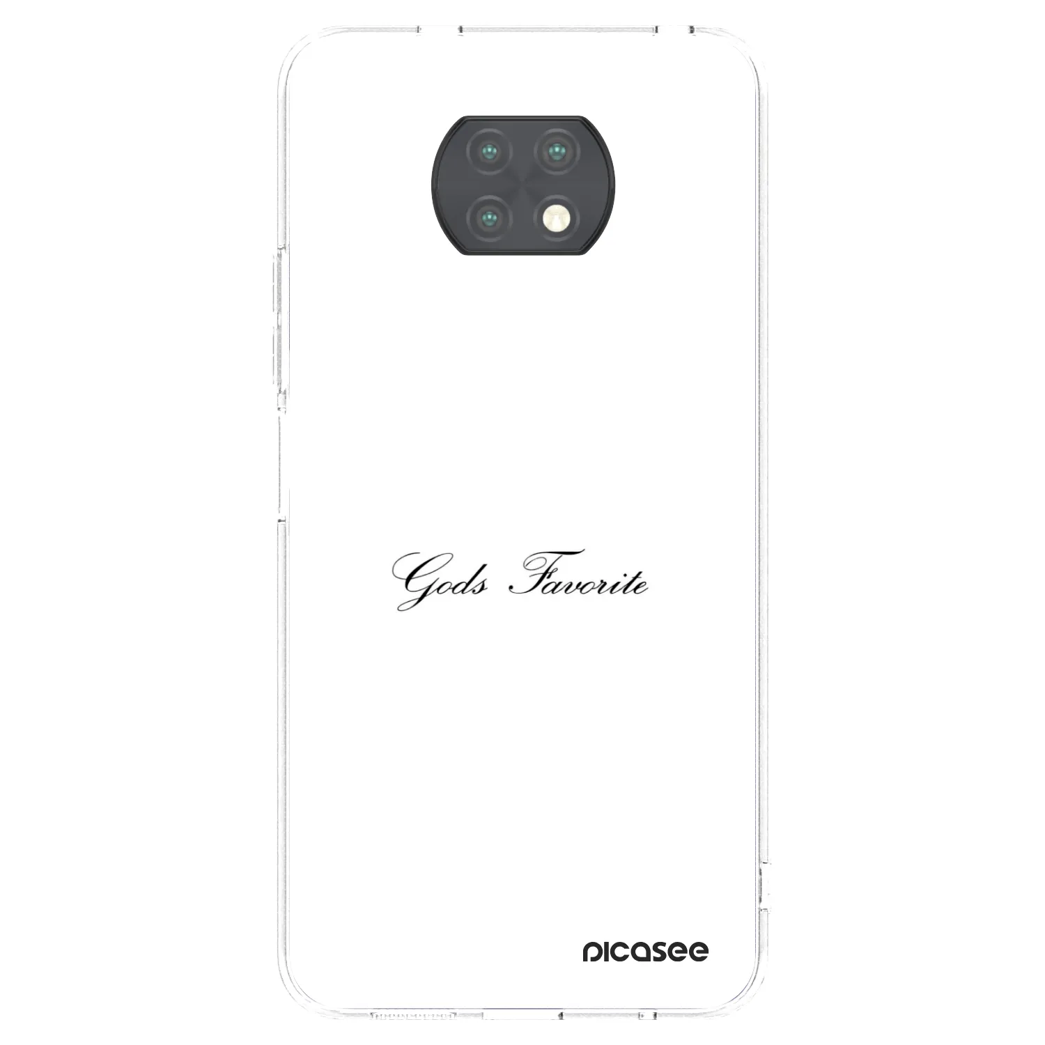 Picasee silikonski prozorni ovitek za Xiaomi Redmi Note 9T - Gods Favorite