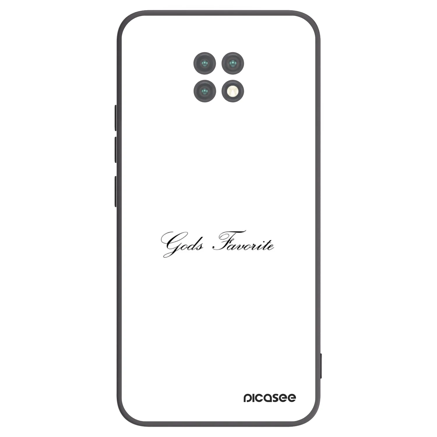 Picasee silikonski črni ovitek za Xiaomi Redmi Note 9T - Gods Favorite