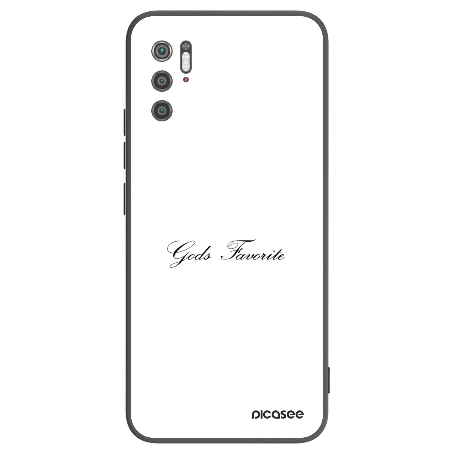 Picasee silikonski črni ovitek za Xiaomi Poco M3 Pro 5G - Gods Favorite