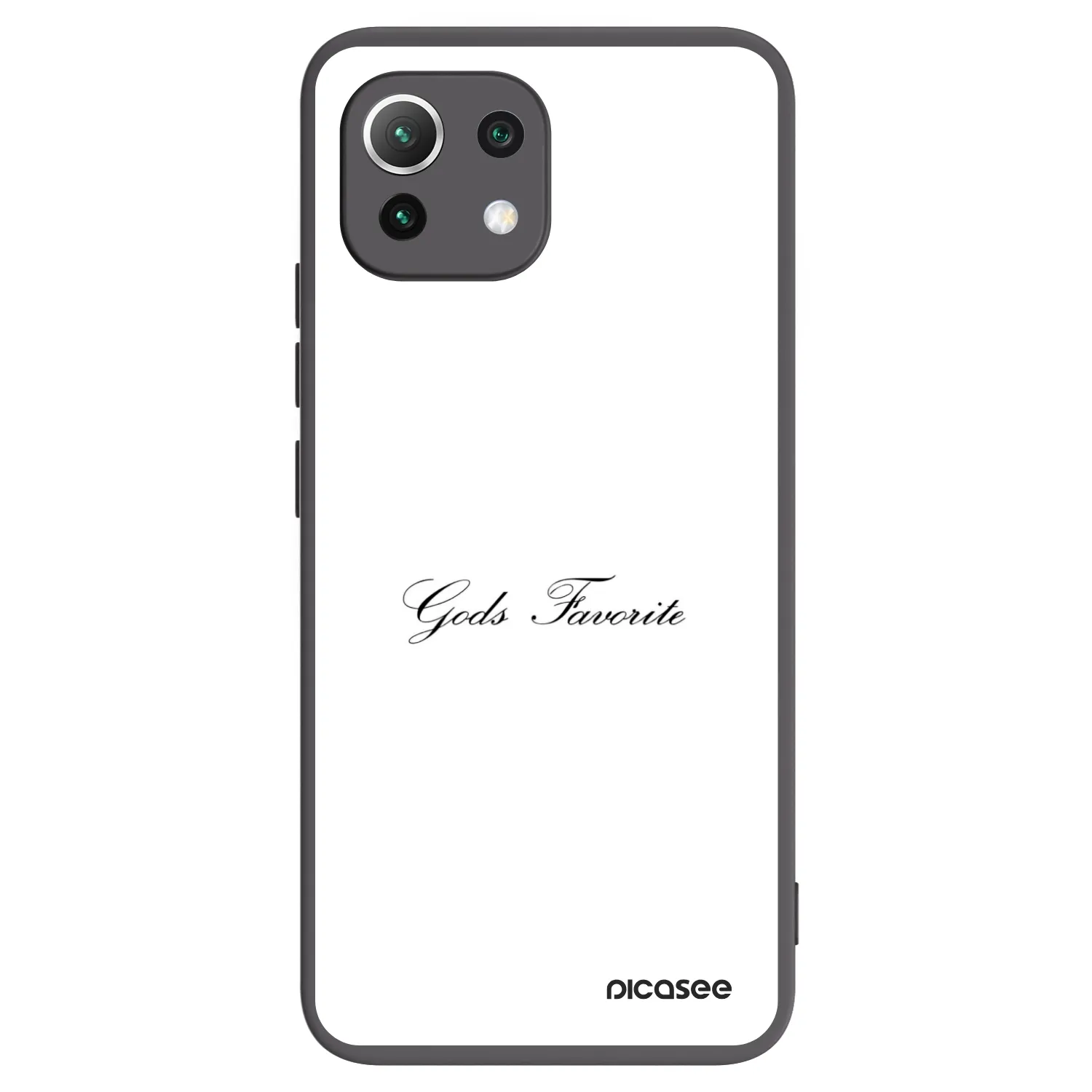 Picasee silikonski črni ovitek za Xiaomi 11 Lite 5G NE - Gods Favorite