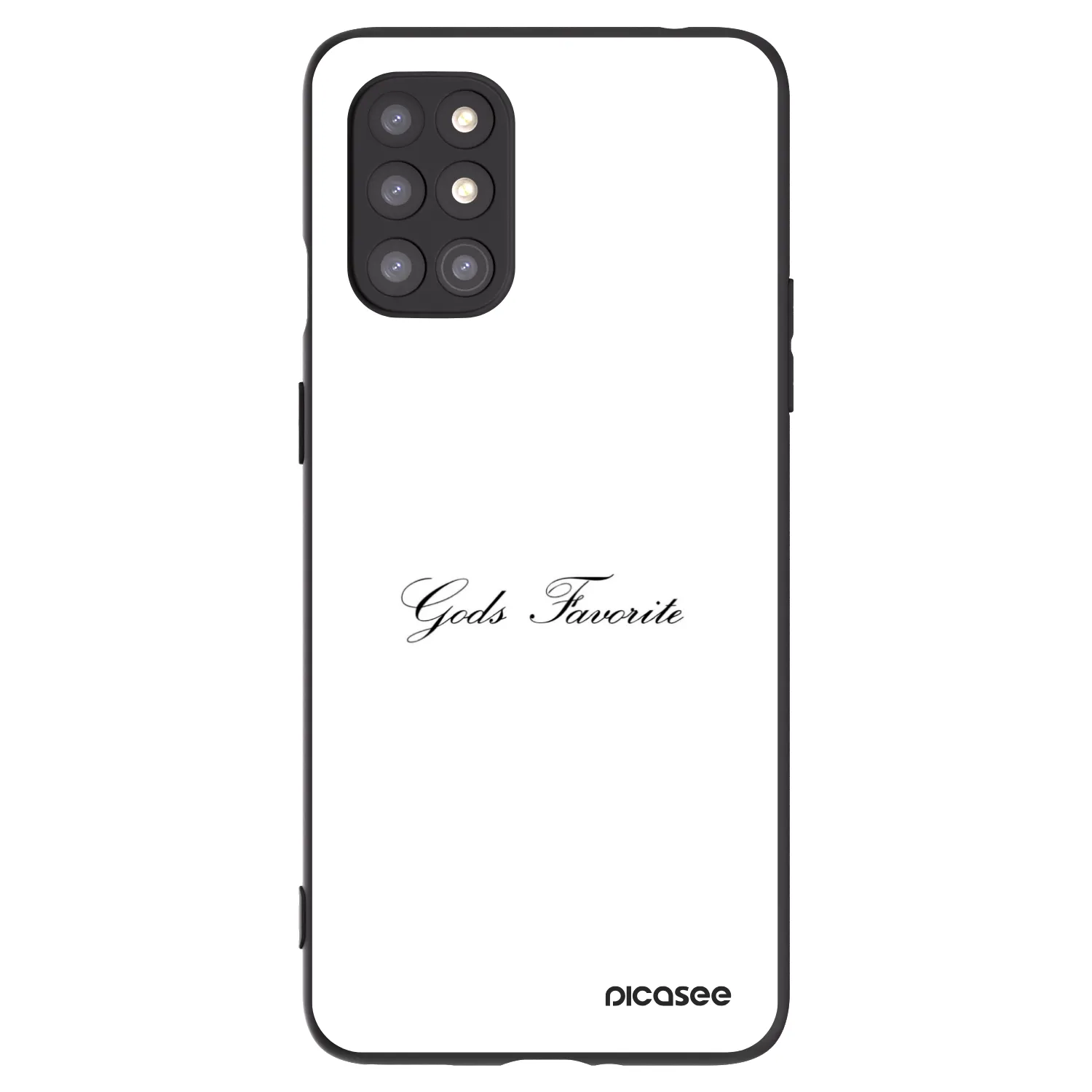 Picasee silikonski črni ovitek za OnePlus 8T - Gods Favorite