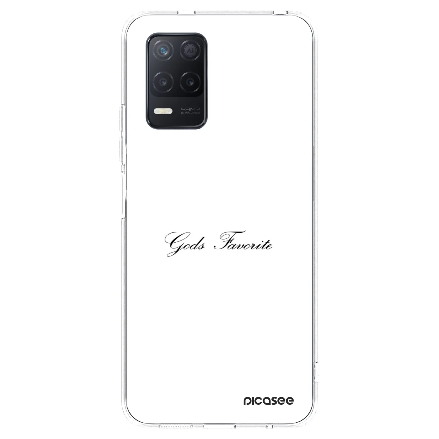 Picasee silikonski prozorni ovitek za Realme 8 5G - Gods Favorite