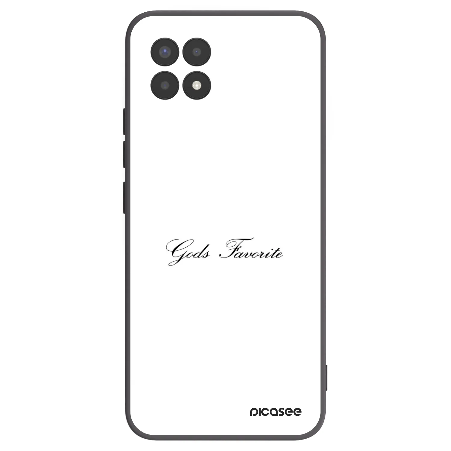 Picasee silikonski črni ovitek za Realme 8i - Gods Favorite