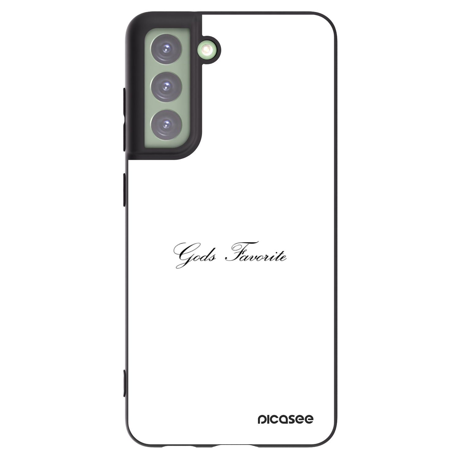 Picasee silikonski črni ovitek za Samsung Galaxy S21 FE 5G - Gods Favorite