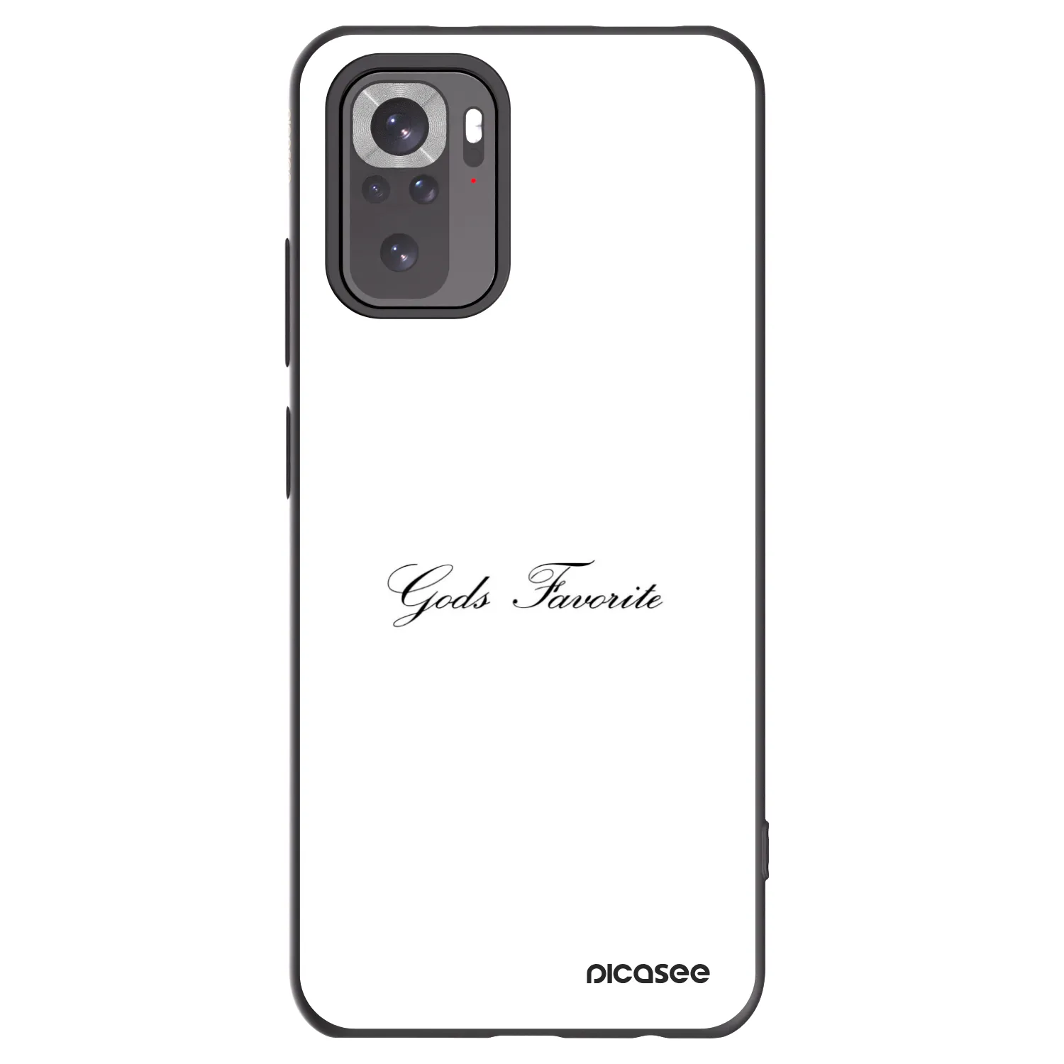Picasee silikonski črni ovitek za Xiaomi Redmi Note 11S 4G - Gods Favorite